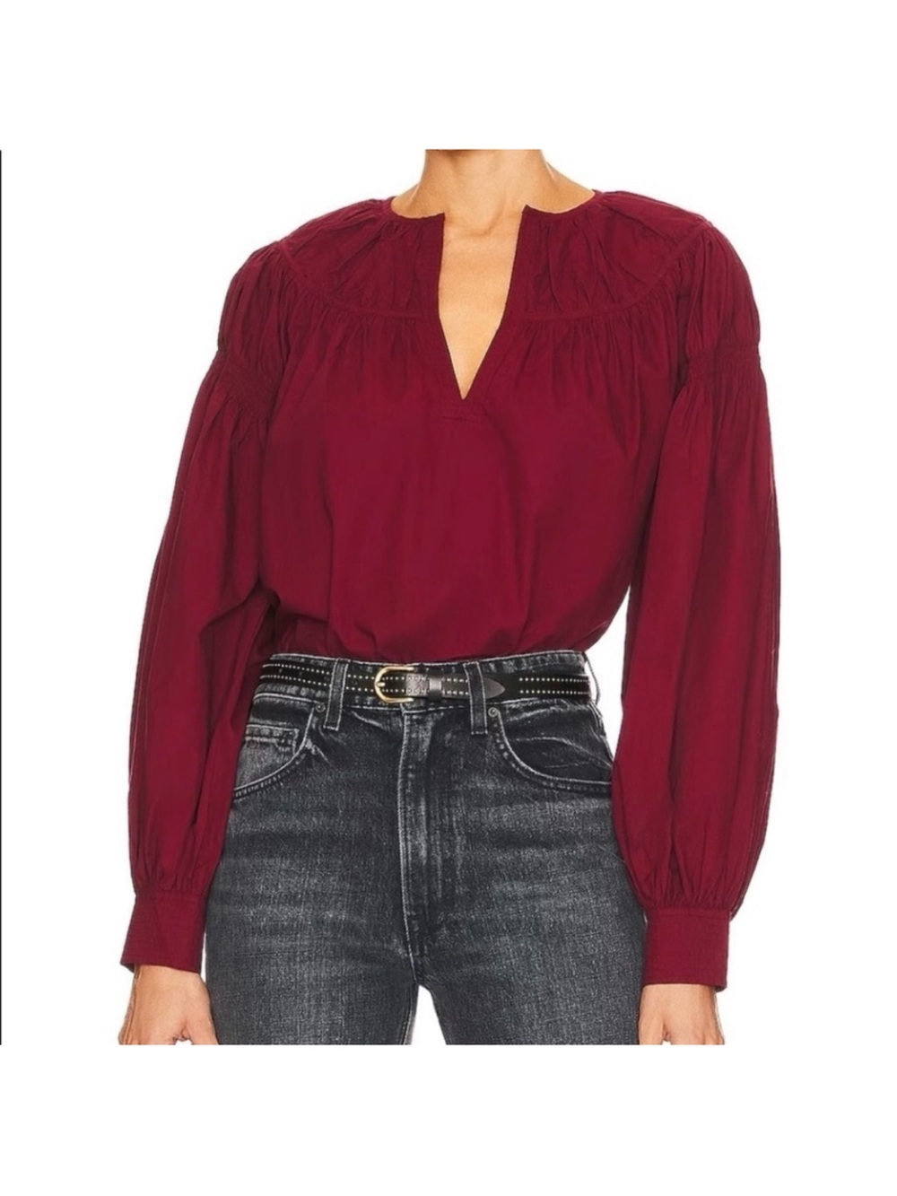 Ulla Johnson Tanzanite Ora Blouse